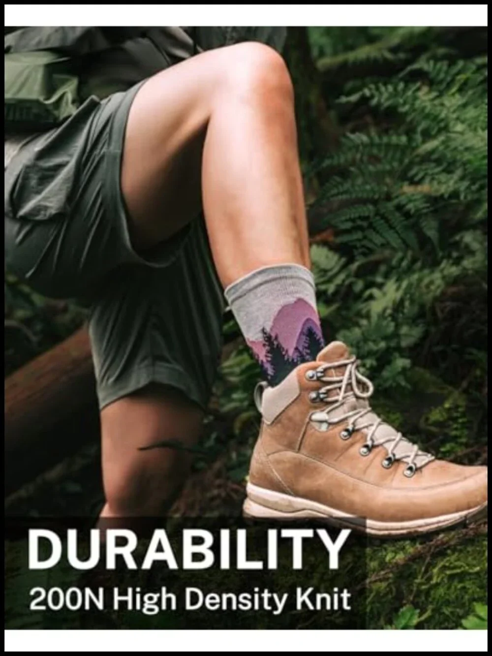 Merino Wool Hiking Socks Micro Crew Moisture Wicking Anti-Blister Men Women